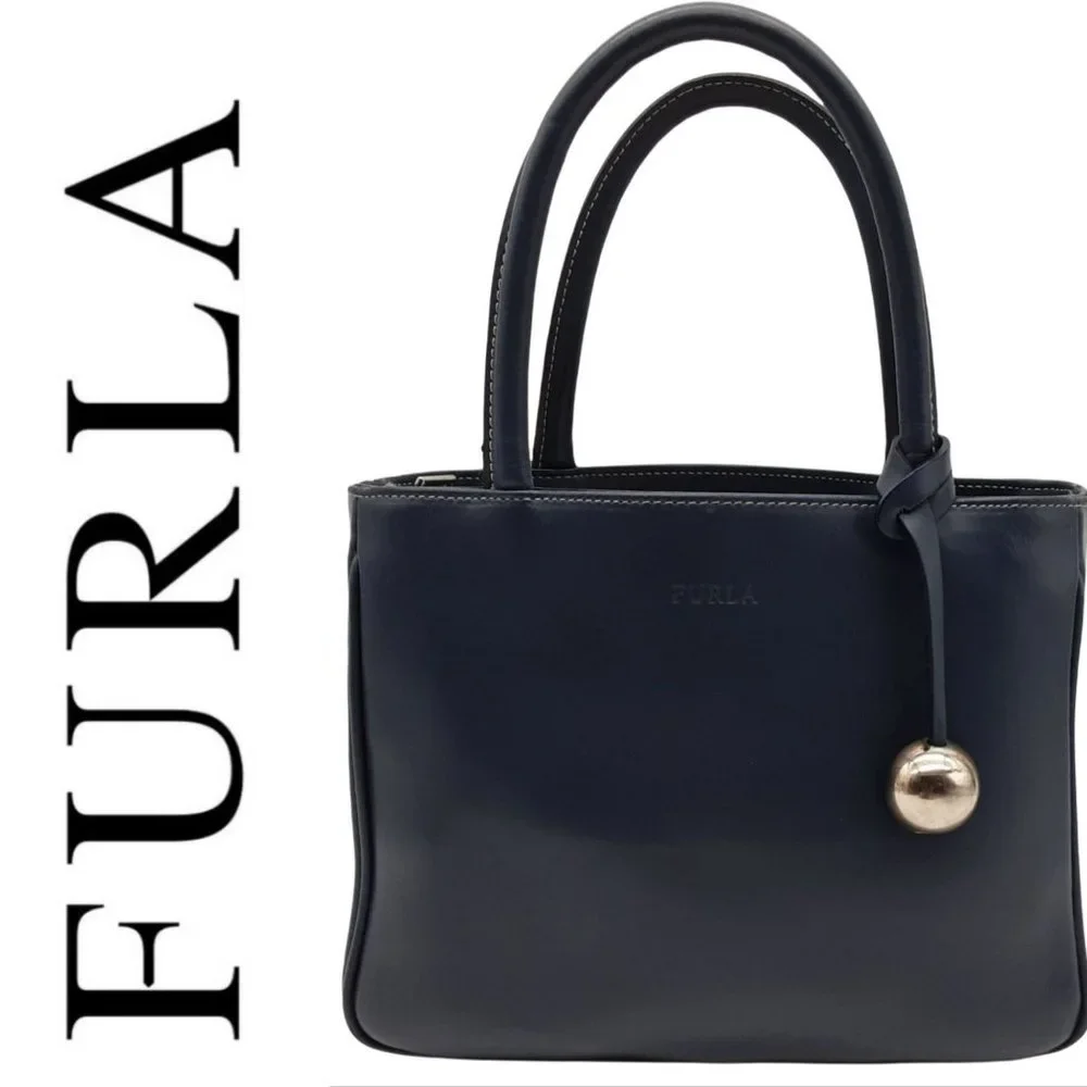 Furla Made in Italy Navy Blue Mini Bag